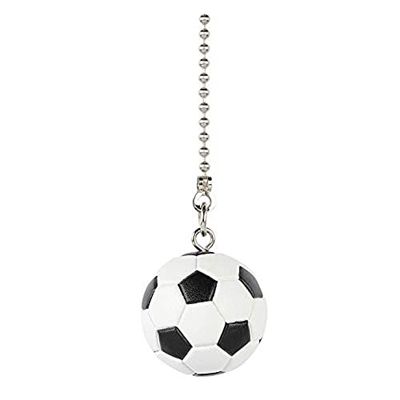 77222 Brushed Nickel Finish, Soccer Ball Pull Chain