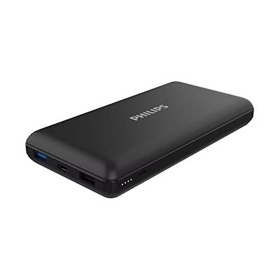 Philips Caricabatterie Portatile da 20000mAh - DLP8720N/03-2 Porte USB-A - Indicatori LED - Nero