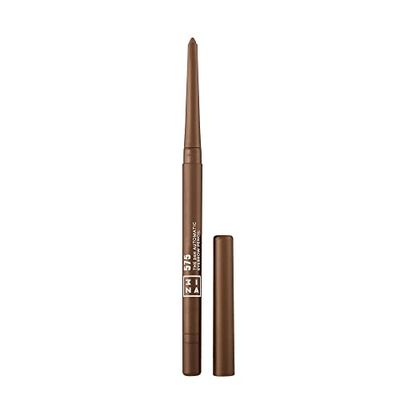 3INA MAKEUP - The 24H Automatic Eyebrow Pencil 575 - Brown - 24H Longwearing Waterproof Formula with Built-In Sharpener - Fuller Looking Brows - Precise Tip - Vegan - Cruelty Free