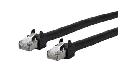 METZ CONNECT Patchkabel 6kV Flex500 Outdoor 1m zwart