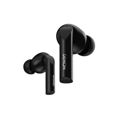 Denon AH-C840NCW Ecouteurs True Wireless Intra-Auriculaires avec Bluetooth, Réduction Active du Bruit, Soundmaster et Autonomie Jusqu'à 35 Heures - Noir