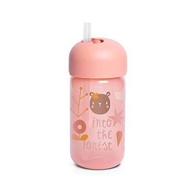 Suavinex 401205 Straw Cup + 18 m 340 ml Forest Pink