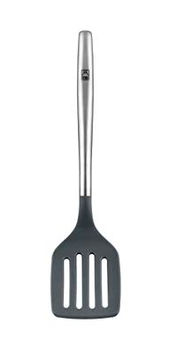 BRA Signature | Spatule en Acier Inoxydable 18/10, Nylon et Silicone, Gris