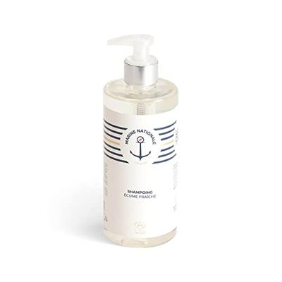 La Corvette, Edition limitée Marine Nationale, shampoing parfum écume fraîche. 500ml. Certifié BIO