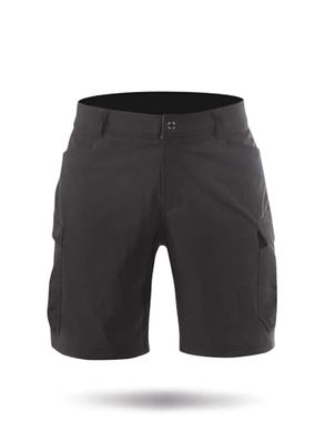 Zhik Heren Harbor Sailing Yachting en Dinghy Short - Ash - Easy Stretch 4-weg stretch voor een grote wendbaarheid