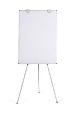 Boardsplus Lavagna Portablocco Magnetico Grigia, Lavagna A Fogli Mobili Treppiede Economico, Cornice in Aluminio Anodizzato, Dimensioni Pannello Euro - 700 x 1000 mm