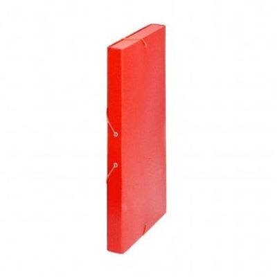 Projectmap van KARMAN Model projectmap van karton, 3 cm, rood