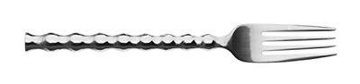 Rockingham Forge Table Forks, 12-Pack, Designer Collection, Gala Pattern 18/10 Stainless Steel with High Gloss Finish, 3.5mm Thickness