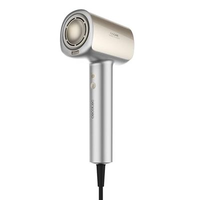 Cecotec Sèche-Cheveux Brushless de Dernière Génération DryGlam Nano Plasma Aluminium, Puissance de 110 000 RPM et 1600W, Fonction Plasma, Grand Flux d’Air, Durable, 3 Températures et 3 Vitesses