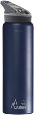 Laken Uniseks thermosfles voor volwassenen, TJ10A, blauw, 18/8-1L