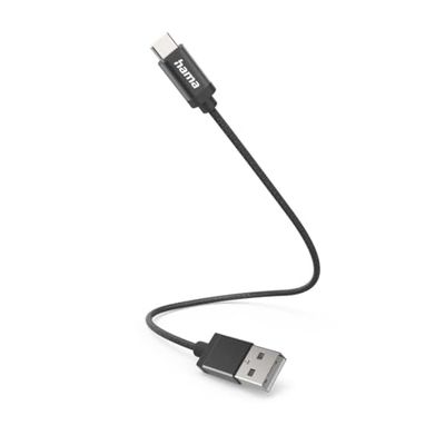 Hama - Cavo USB A/USB Type C, 0,2 metri, nero