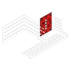 Gewiss GW49554 - Juego separador horario fija/o 4 mtse-m 1600 600x600