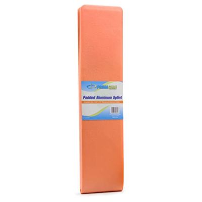 Primacare Attelle en aluminium avec rembourrage, 182,9 cm