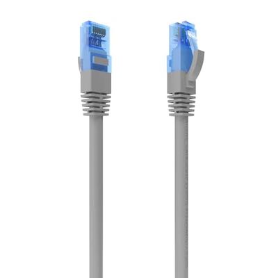 VoltShine Cavo di rete RJ45 Cat.6 UTP AWG26 CCA Grigio 3,0 m - Ideale per collegamenti ad alta velocità su reti domestiche e uffici.
