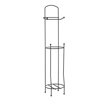 douceur d'intérieur DEROUL Toiletpapier, zwart, H 65 x Ø 15 cm