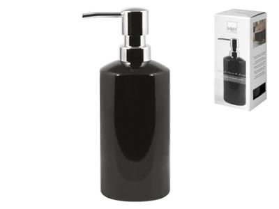 H&h dosasapone in ceramica nero tondo