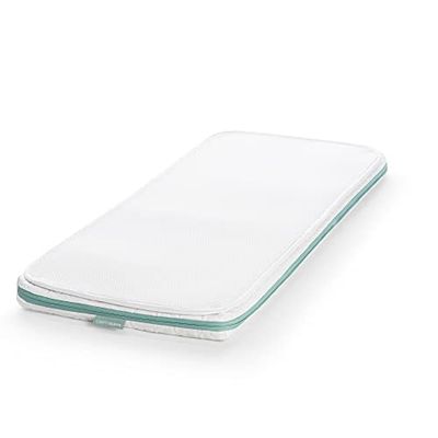 Aerosleep - ECOlution Pack 2-en-1: Matelas + SafeSleep 3D Protecteur Lit Bébé - 100% Naturel - Antibactérien - Antiallergique - Qualité Supérieure - Régulation de la Température - 90 x 40 cm - Blanc