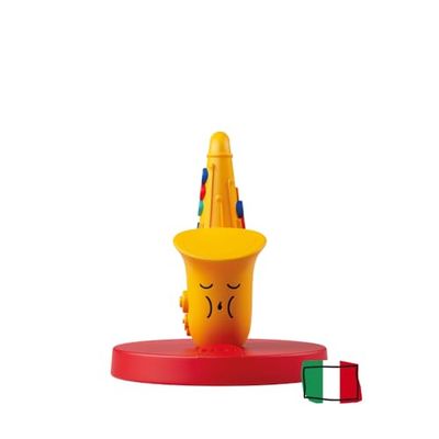 FABA Personaje sonoro – A Ritmo de Jazz – Músicas, Canciones y Sonidos, Juguete con Contenido Educativo, niños y niñas 0+ años, versión Italiana