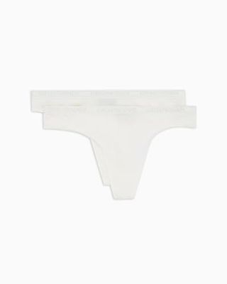 EMPORIO ARMANI Set van 2 strings voor dames, wit/wit, maat XL, wit/wit, XL