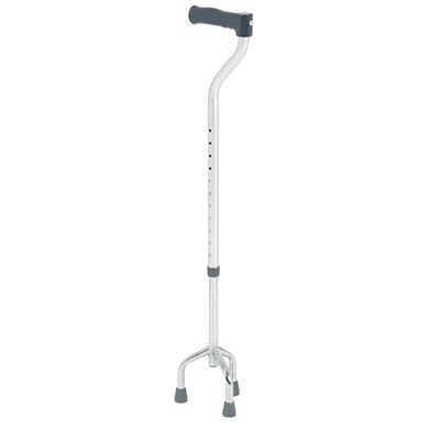 Days Adjustable Tripod Walking Stick – Height Adjustable Folding Cane for Elderly and Disabled – Lightweight Chrome Mobility Aid – Small Non Slip Base for Compact Support