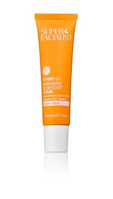 Super Facialist - Vitamin C + Brighten Glow Boost Skin Serum, Oil Free Face Serum For Boosting Collagen Synthesis, Radiant & Youthful Skin, Vegan Friendly, 30ml