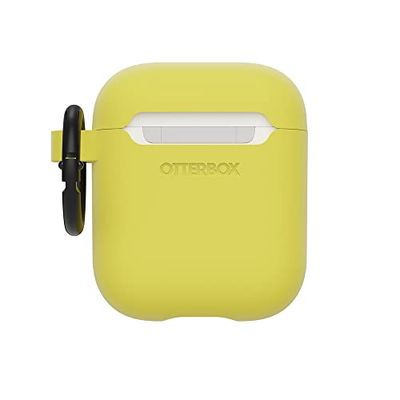 OtterBox Soft Touch Headphone Case för AirPods (1:e Gen 2016/2:e Gen 2019), stöttåligt, fallskyddat, ultratunt, skyddande fodral för Apple AirPods, inklusive karbinhake, Gul