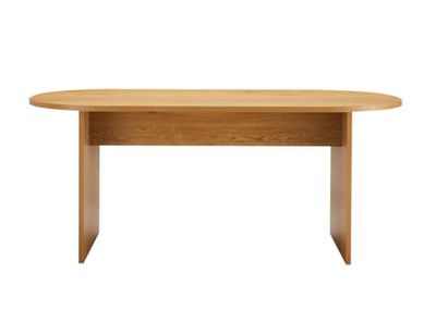 LOUNGITUDE Table à Manger Goya Finition chêne - 180x90 cm