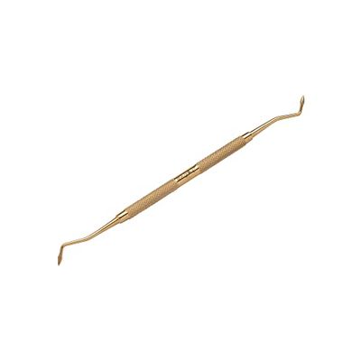 Aba Gruppo Podology Sonda su entrambi i lati Gold Spike (1233), Sonda Cosmetica, Strumento per la pulizia di pozzi periunguali, Strumenti manicure, Pedicure