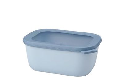 Mepal Multi bowl Cirqula rectangular 1500 ml / 50.7 oz - Nordic blue