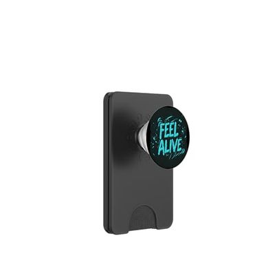Disfruta de la prisa con este discurso motivacional PopSockets PopWallet para MagSafe