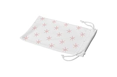 Bonamaison Imprimé Numériquement Lunettes Étui avec Cordon de Serrage, 100% Coton, Sac Lunettes, Pochette à Lunettes, 1 Pièce, Taille: 11x19 Cm