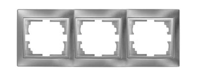 Cornice a 3 elementi argento serie EUROPA