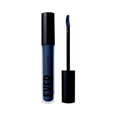 We Make-up Rossetto liquido 89 Pinatubo Deep Blue (mezzanotte), colore intero, asciugatura rapida, finitura opaca, lunga durata fino a 8 ore, 5,5 ml