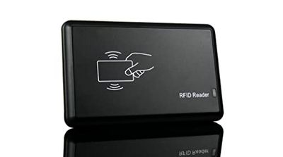 RFID Tag Reader, Easy to Use, Plug and Play, USB, Tag Reader, Contactless RFID Reader For ID Tags with Chip, Compact Smart Reader, HDWR HD-RD20X