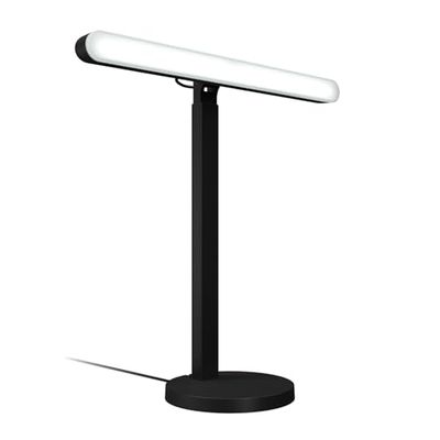 Logitech G Litra Beam, luz LED principal premium para gaming, TrueSoft, soporte de escritorio ajustable, ajustes de brillo/temperatura de color, control de aplicación de escritorio, PC/Mac, Grafito