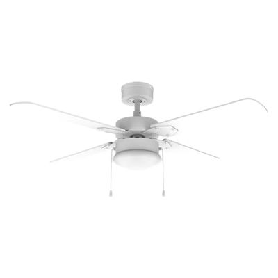 Cecotec Plafondventilator met Licht EnergySilence Aero 450 FullWhite, 50 W en 42”, met licht, 3 snelheden, 4 omkeerbare bladen en zomer-/winterstand