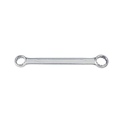 KING TONY 19B02224 Alloy Steel 0 degrees Offset Ring Wrench, 22 mm x 24 mm Size, 430 mm Length, Pack of 6