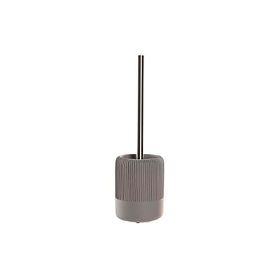 DKD Home Decor Brosse pour la Salle de Bain, Acier Inoxydable, Gris, Estándar