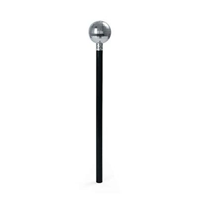 Bristol Novelty BA120 spiegel bal Cane, Unisex-volwassene, zilver, één maat