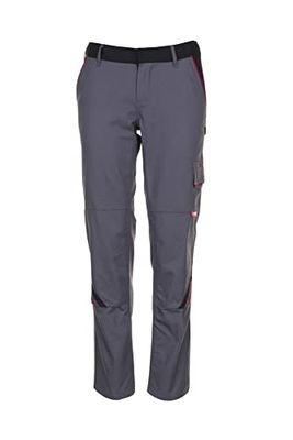 Planam 2329034 Highline Pantalon femmes Taille 34 Ardoise/Noir/Rouge