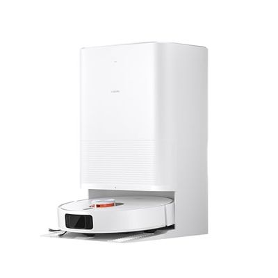 Xiaomi Robot Vacuum X20 Pro- Robot Aspirador y fregasuelos con Sistema Inteligente de navegación láser (LDS), succión de 7000 Pa, rutas de Limpieza en Zigzag, Blanco (Versión ES)