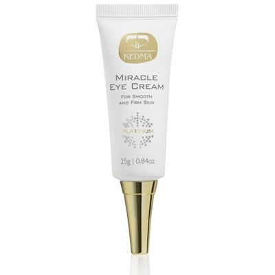Kedma - Crema Miracolosa Contorno Occhi con Elastina, Collagene e Acido Ialuronico - Anti-Borse e Anti-Rughe - 25g