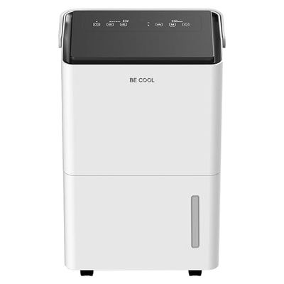 Be Cool BC20LEF2301 luchtontvochtiger 20m² 400W 20 l/dag Wit, Grijs