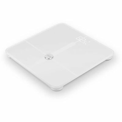 SPC Atenea Fit 2 Pèse-personne intelligent bluethoot compatible avec Android, iOS, Alexa et Google Assistant Blanc