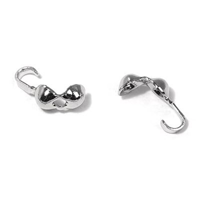 Rayher 2225921 - Caña para Aplastar, 3 mm de diámetro, 8 Unidades, Platino