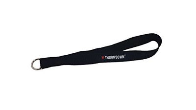 Throw Down Adulti Resistance Training Anchor Sling Cinghia di Fissaggio, Nero, One Size