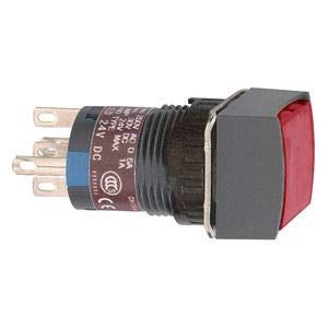 Schneider Elec Pic – MSS 46 03 – Push Button Square/A Interlocking Bright Red 12 V 2 Nanc