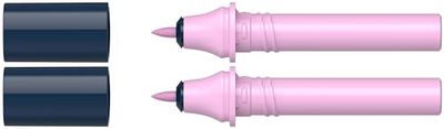 Schneider 040 Paint-It Twinmarker cartridges (Round Tip - rond, kleurintensieve inkt op waterbasis, voor gebruik op papier, 95% gerecyclede kunststof) lichtmagenta 137