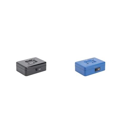 Sterling CB03CBK 10" Combination Lock Cash Box - Black & Sterling CB03CBL 10" Combination Lock Cash Box, Blue