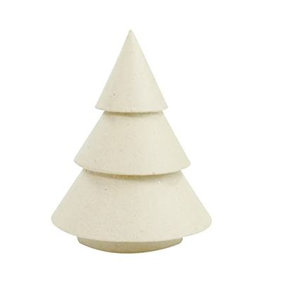 Décopatch NO030C julgran S (gjord av pappersmaskin, 14 x 14 x 18 cm, för dekoration, perfekt för juldekor, kartongbrun)
